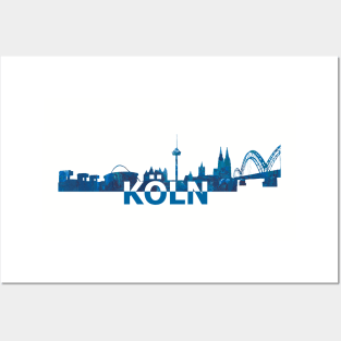 Koln Skyline Posters and Art